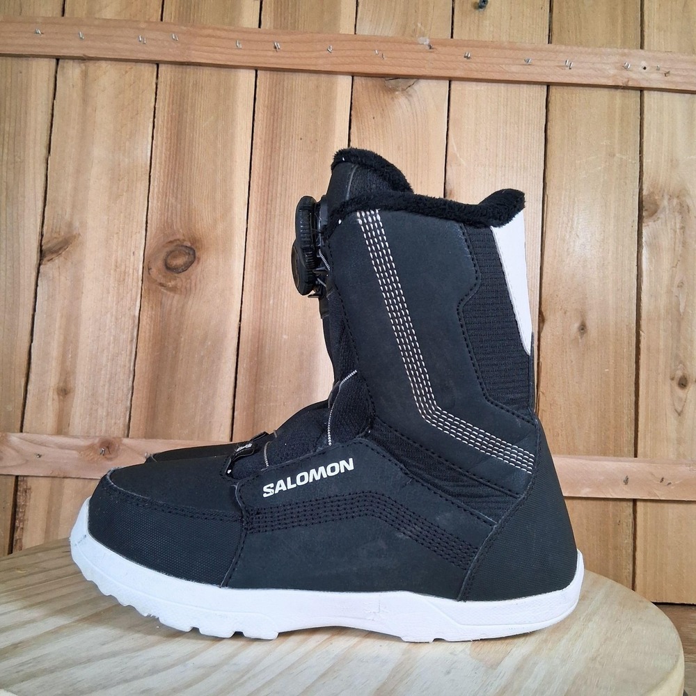 Salomon Whipstar BOA Snowboard Boots Kids‎ US 3.5 Black Youth Boys